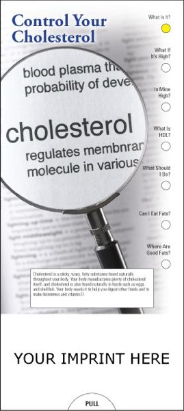 Main Product Image for Control Your Cholesterol Slide Chart