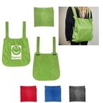 Convertible Ripstop Tote Bag Backcpack - Gray