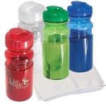 Cooling Towel in Water Bottle -  