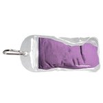 Cooling Towel in Water Resistant Pouch - White-purple