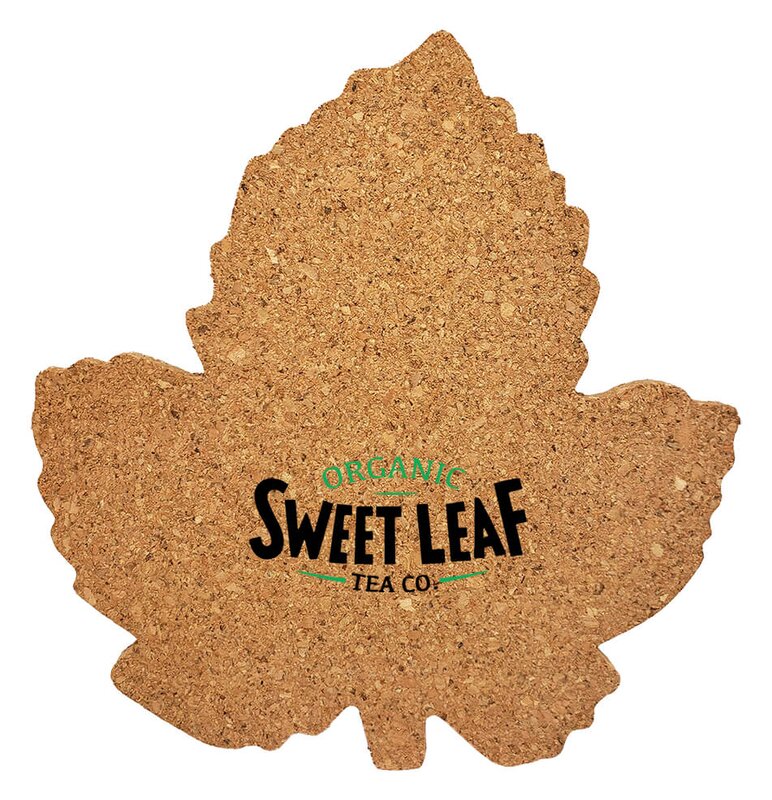 Main Product Image for Promotional Cork Coaster Leaf