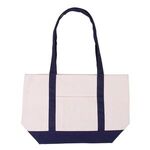 Cotton Canvas Boat Tote -  