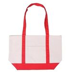 Cotton Canvas Boat Tote -  