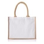 Cotton/Jute Junior Tote -  