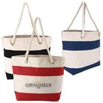Cotton Resort Tote with Rope Handle -  