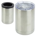 Coventry 12oz Vacuum Insulated Tumbler  Can Cooler - Clear Silver