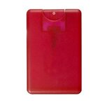 Credit Card Sanitizer Spray - 0.67 oz. - Translucent  Red