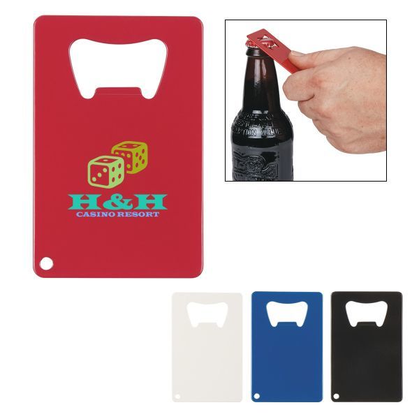 Main Product Image for Custom Printed Credit Card Shaped Bottle Opener