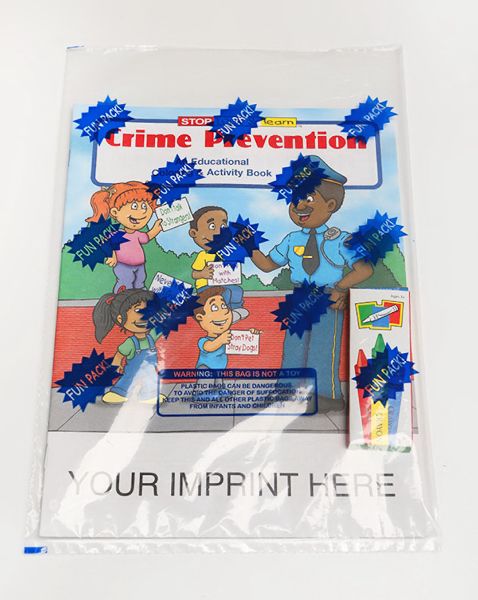 Main Product Image for Crime Prevention Coloring And Activity Book Fun Pack