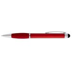 Crisscross Grip Stylus Pen - Red