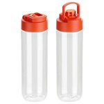 Criterium 24 oz Bottle - Clear Orange