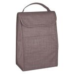 Crosshatch Lunch Bag - Silver