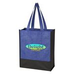 Crosshatch Mini Non-Woven Tote Bag -  