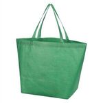 Crosshatch Non-Woven Tote Bag - Green