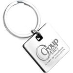 Cube Laser Engraved Metal Keyholder -  