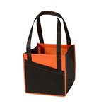 Cube Non-Woven Utility Tote - Orange