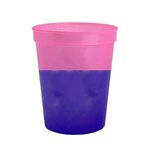 Cups-On-The-Go-16 oz. Cool Color Change Stadium Cup - Pink-violet