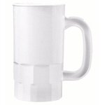 Custom Imprinted 14 oz. Beer Stein Full Color - White