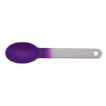 Custom Imprinted Deluxe Mood(TM) Spoon, Full Color Digital - Frosted to Purple