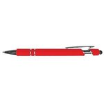 Custom Imprinted Halcyon(R) York Pen/Stylus, Full Color - Red