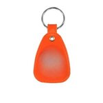 Custom Imprinted MicroHalt Western Saddle Key Tag - Orange