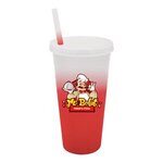 Custom Imprinted Mood 26 oz. Tumbler w/ Lid and Straw Full Color -  