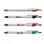 Custom Imprinted Pen Javalina Chrome Stylus -  