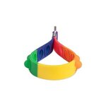 Custom Imprinted Stress Pop Key Tag - Rainbow