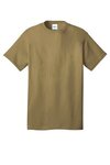 Custom Imprinted T-shirt - 100% Cotton - Coyote Brown