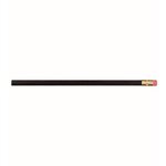 Custom Imprinted Thrifty Pencil with Pink Eraser - Black