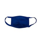 Custom Printed 3-Ply Kids Cotton Face Mask - Royal Blue