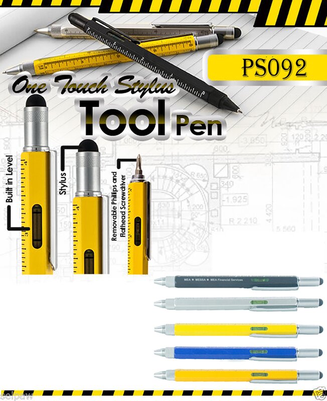 Main Product Image for Custom Printed 9 in 1 Tool Pen with Level