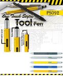 Custom Printed 9 in 1 Tool Pen with Level -  