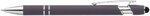 Custom Printed Athens Soft Touch Metal Ballpoint Pen - Gray