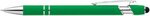 Custom Printed Athens Soft Touch Metal Ballpoint Pen - Green