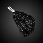 Custom Printed Black Pom Pom 16" -  