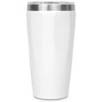 Custom Printed Calypso Recycled Stainless Steel Tumbler 16 oz - White