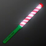 Custom Printed Candy Cane Lights Baton Stick -  