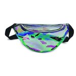Custom Printed Clear Holographic Fanny Pack - Clear Holographic