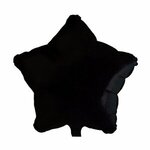 Custom Printed Foil Balloons Star Shape 17" - Black