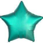 Custom Printed Foil Balloons Star Shape 17" - Jade