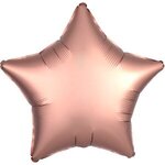 Custom Printed Foil Balloons Star Shape 17" - Rosegold