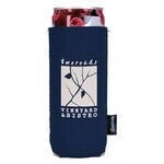 Custom Printed Koozie (R) Slim Collapsible Neoprene Can Kooler - Navy