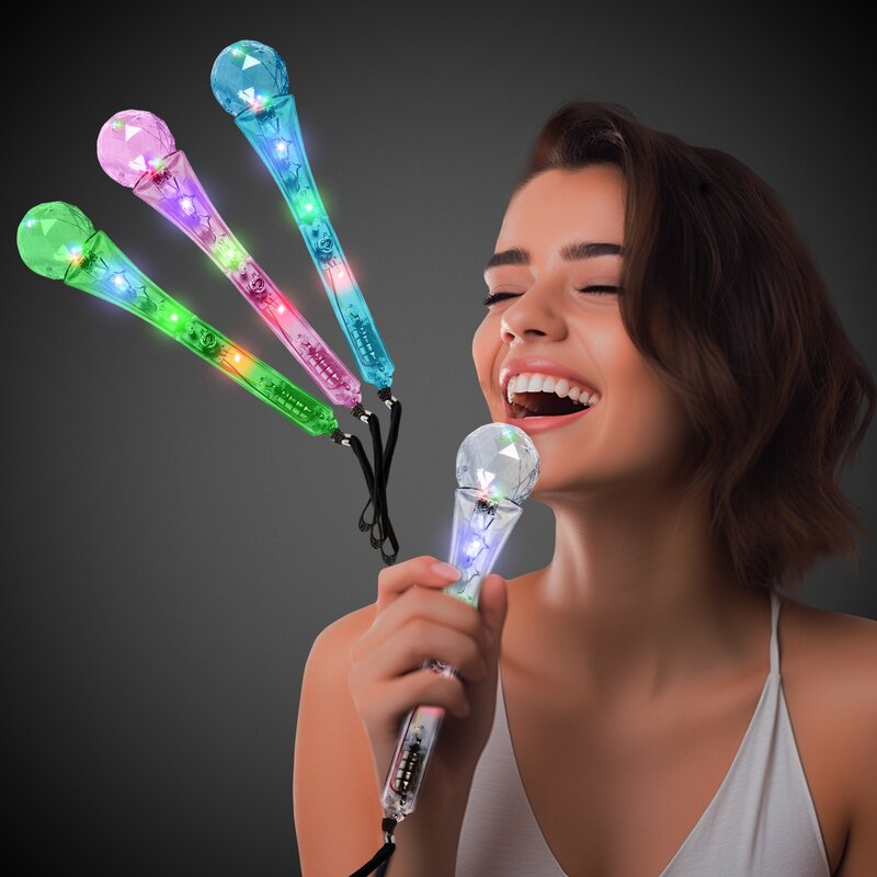 Main Product Image for Custom Printed LED Microphones
