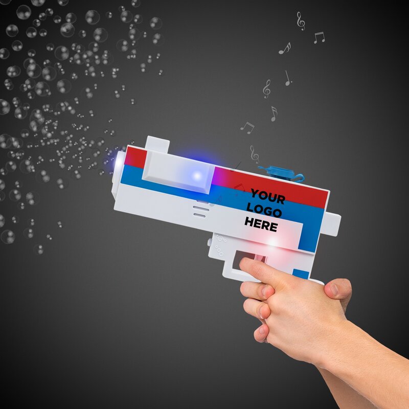 Main Product Image for Custom Printed LED Pixel Bubble Gun