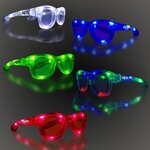 Custom Printed LED Sunglasses with Sound Option -  