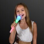 Custom Printed Microphone Toy Light Wand, Sound Sensitive LEDs -  