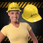 Custom Printed Novelty Plastic Construction Hats -  