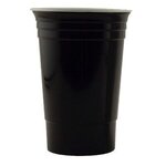 Custom Printed Party Cup Double Walled 16 oz - Black