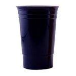 Custom Printed Party Cup Double Walled 16 oz - Navy Blue